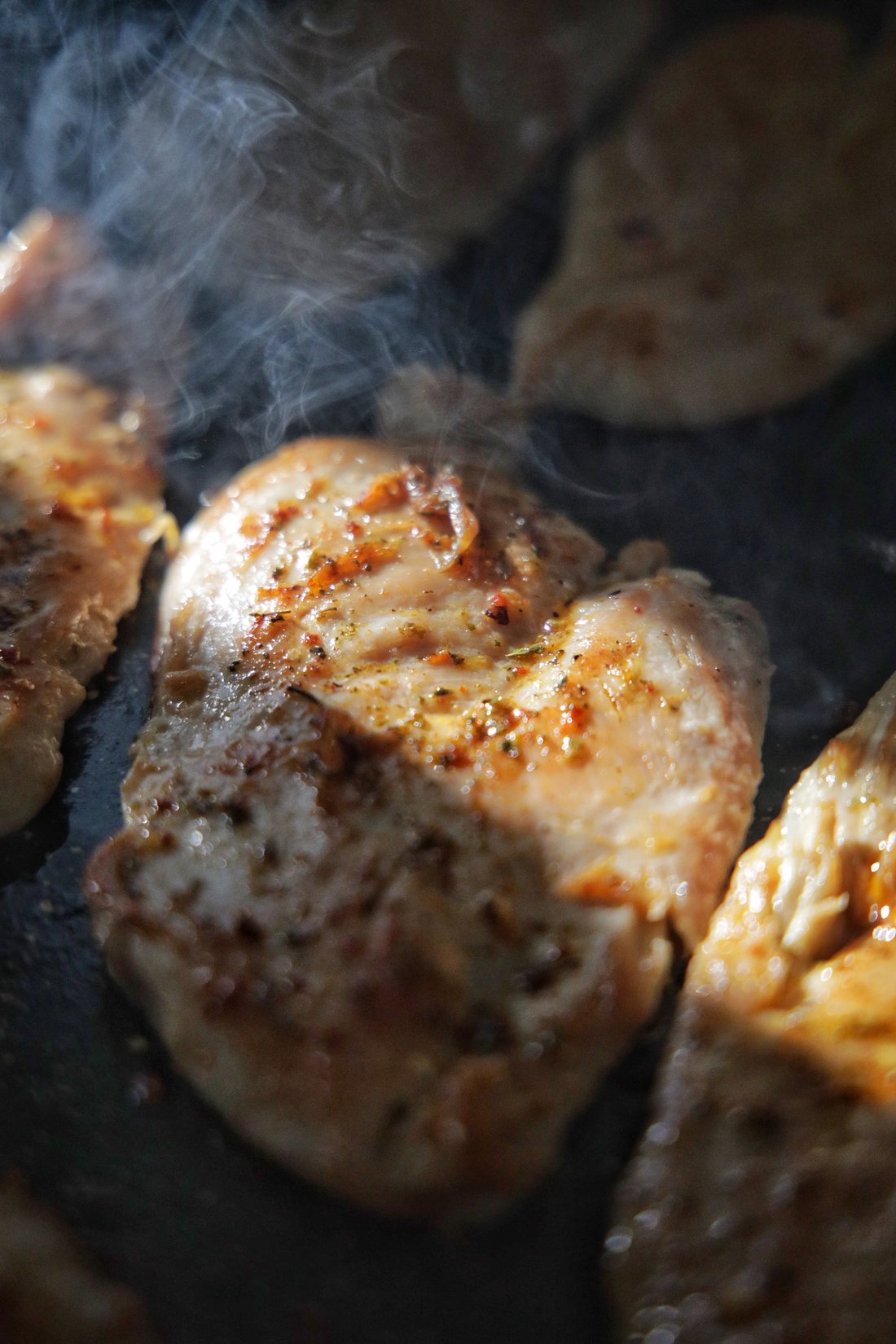 Preparación de pollo